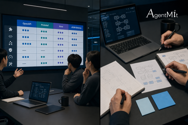 OpenAPI Protobuf Avro JSON Schema 선택 기준 비교 화면