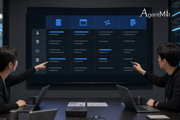 Server Component와 Client Component, Route Handler, Server Action 책임 비교 보드